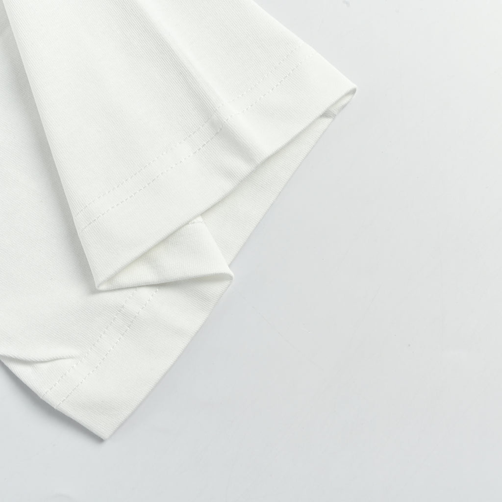 Gucci Classic Embroidered Logo Short Sleeve Tee – White TS2600421