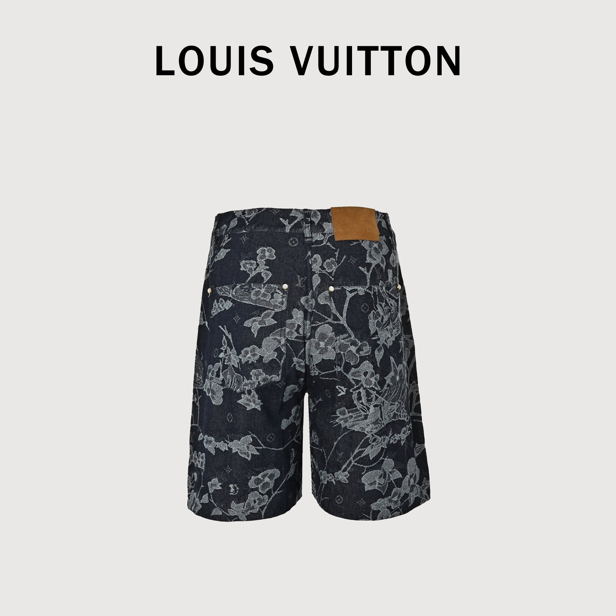 Louis Vuitton Floral Jacquard Denim Shorts – Unisex HY3400701-SHT
