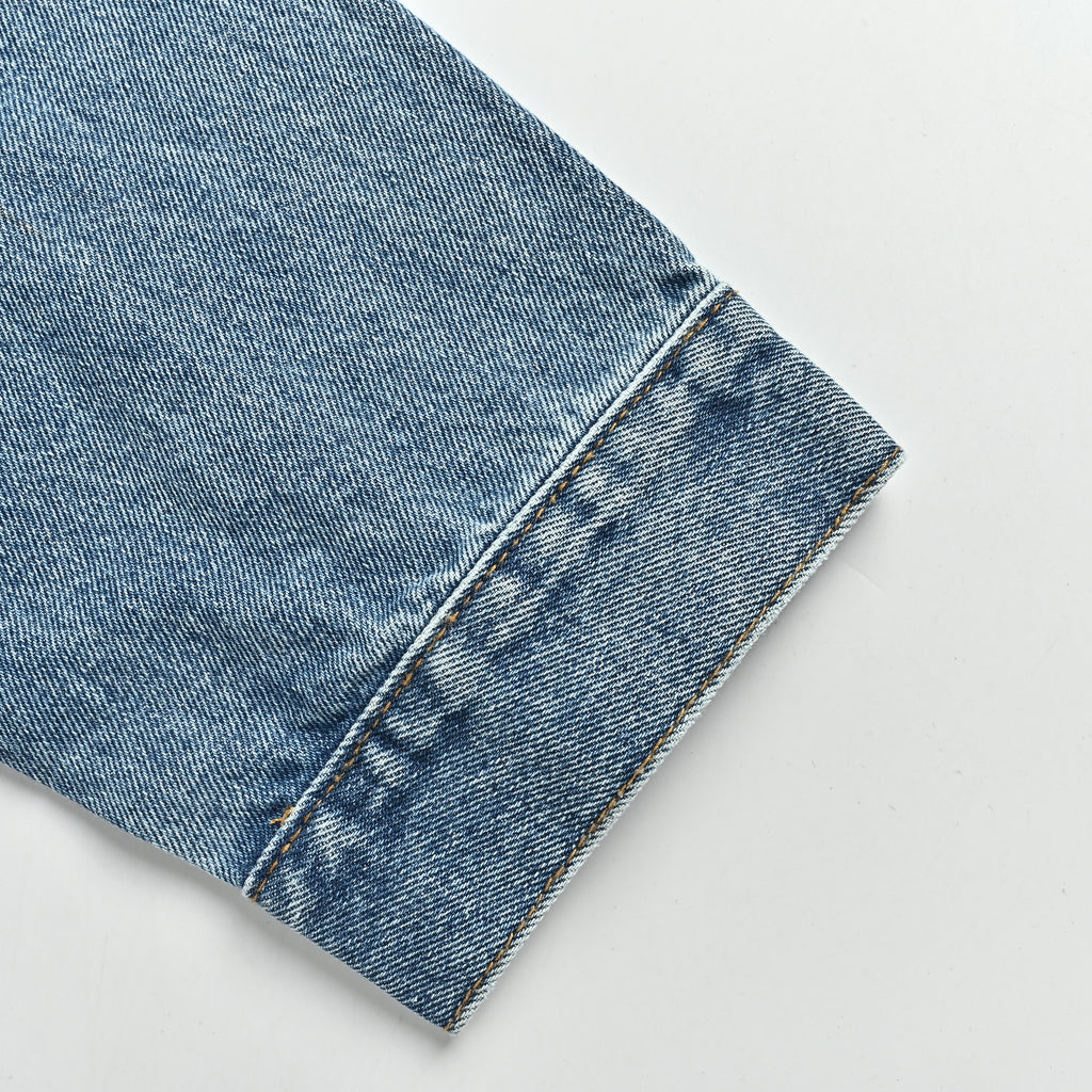 LOEWE Sleeve-Embroidered Denim Jacket np6800829
