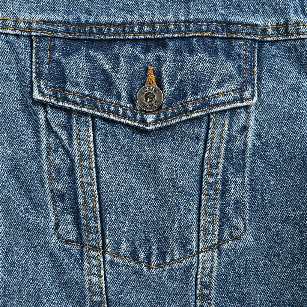 LOEWE Sleeve-Embroidered Denim Jacket np6800829
