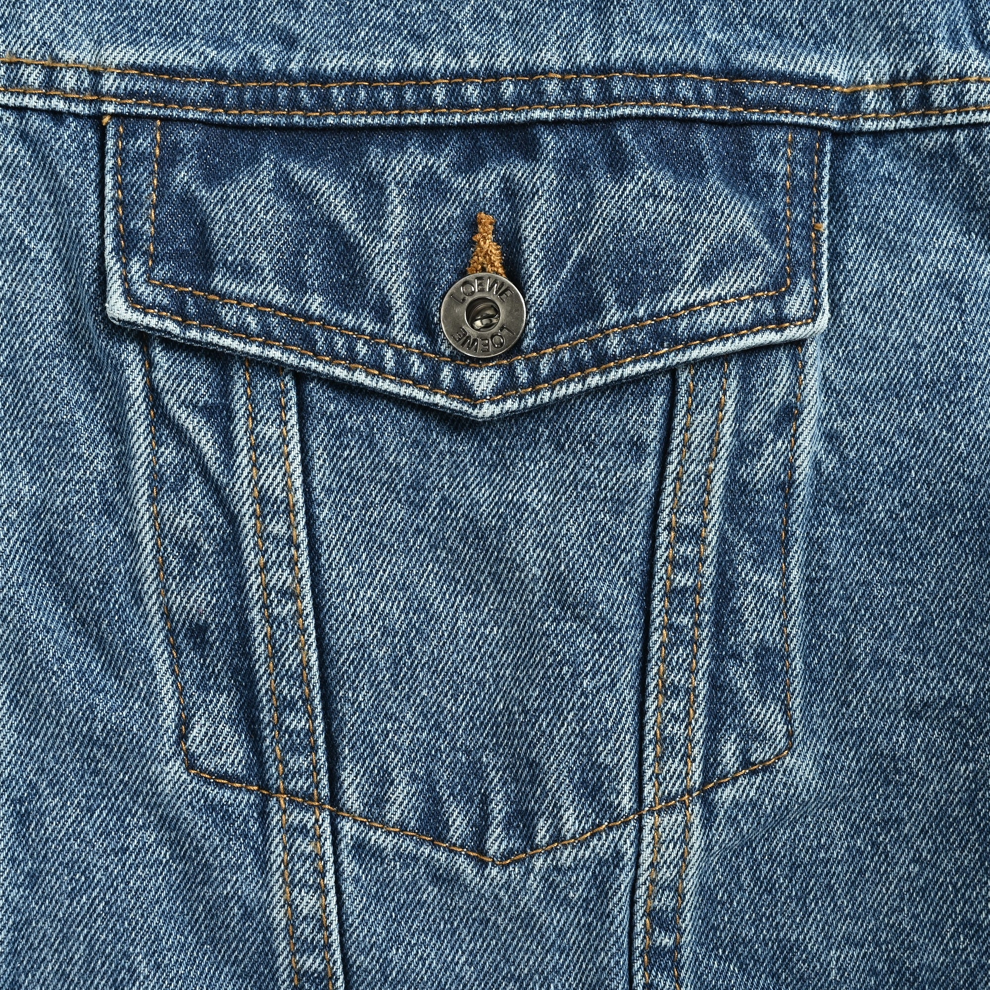 LOEWE Sleeve-Embroidered Denim Jacket np6800829
