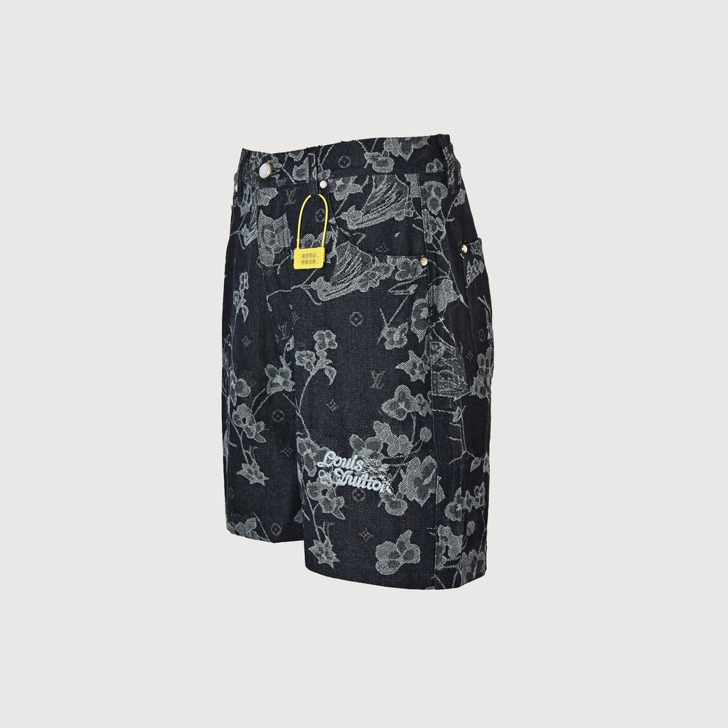 Louis Vuitton Floral Jacquard Denim Shorts – Unisex HY3400701-SHT