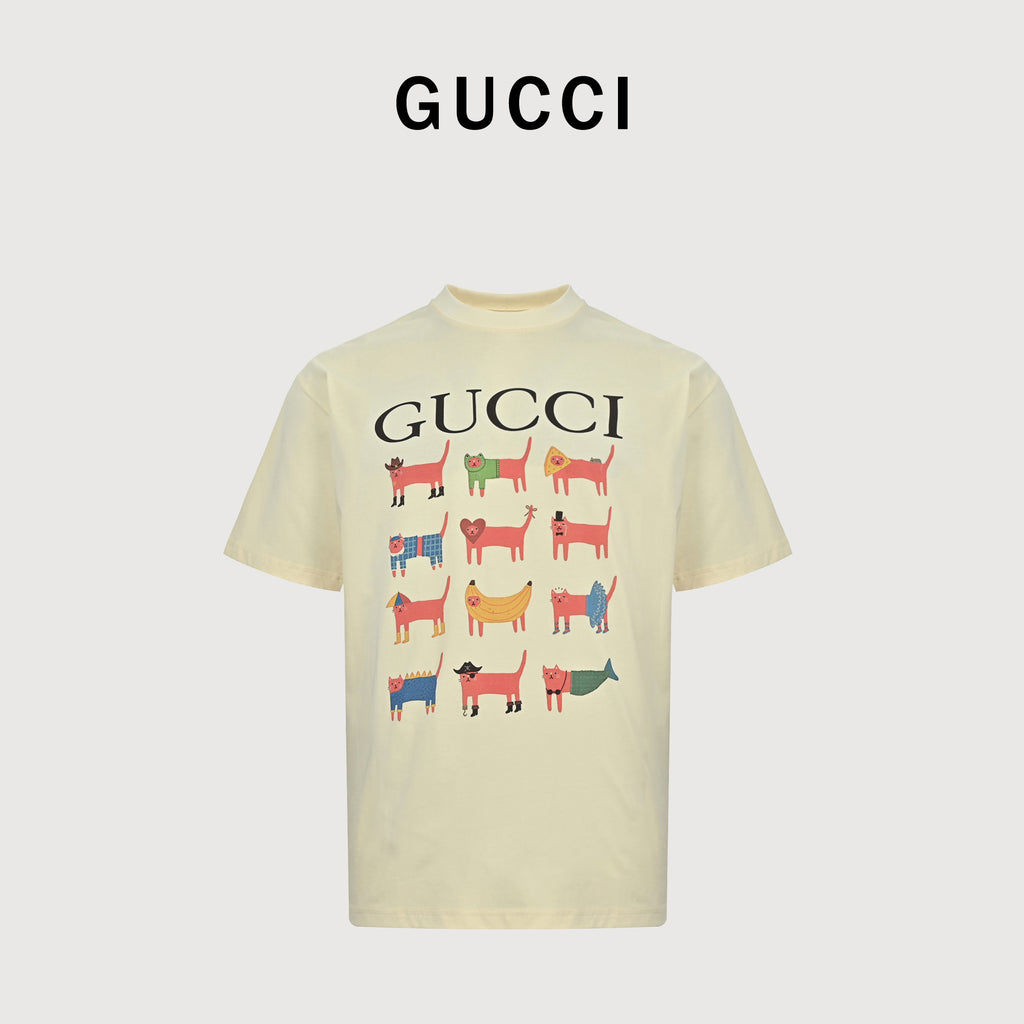 Gucci New Cartoon Series Short Sleeve Tee – Early Spring Collection TS2600331