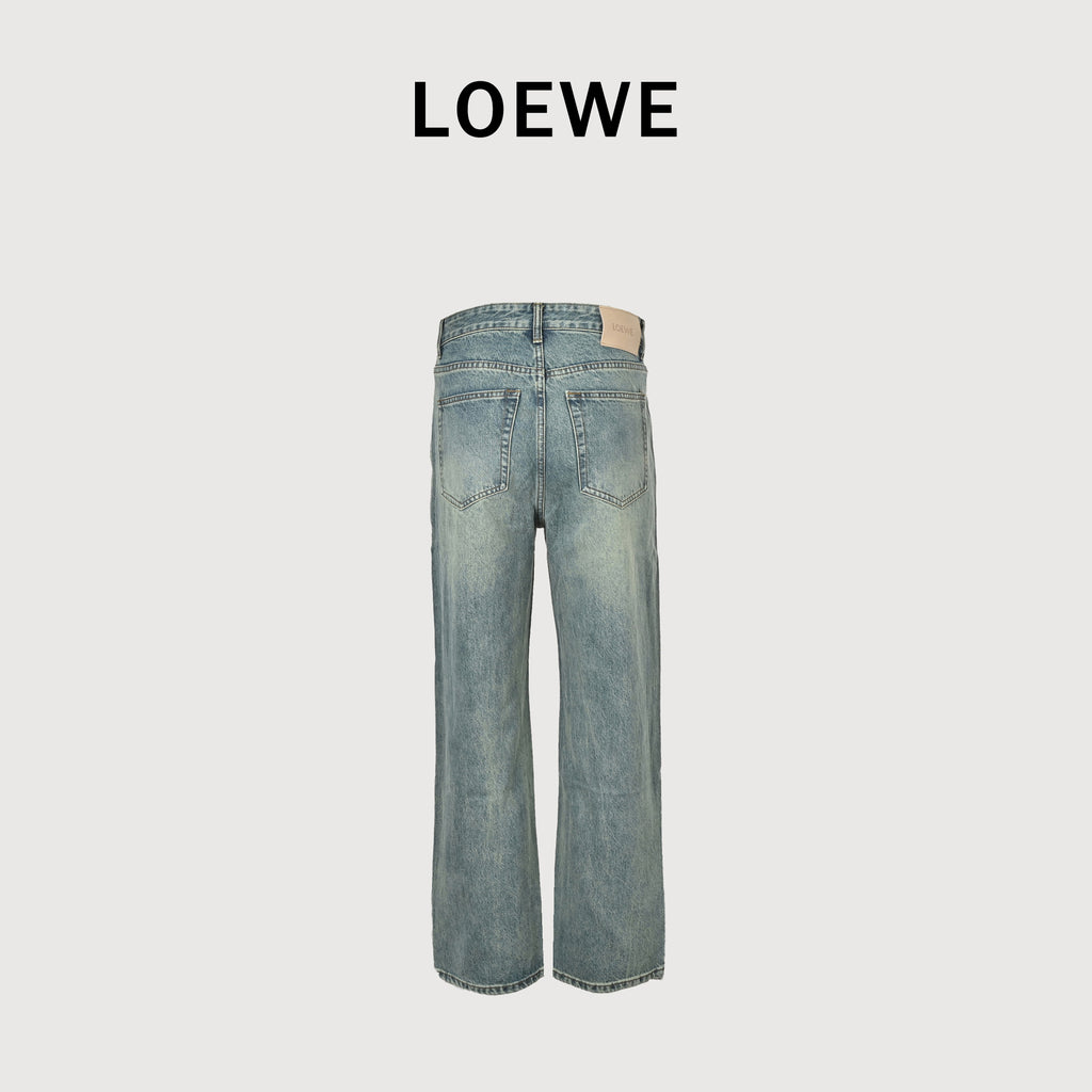 Loewe Classic Minimalist Heavy-Washed Jeans – Unisex XM5201125