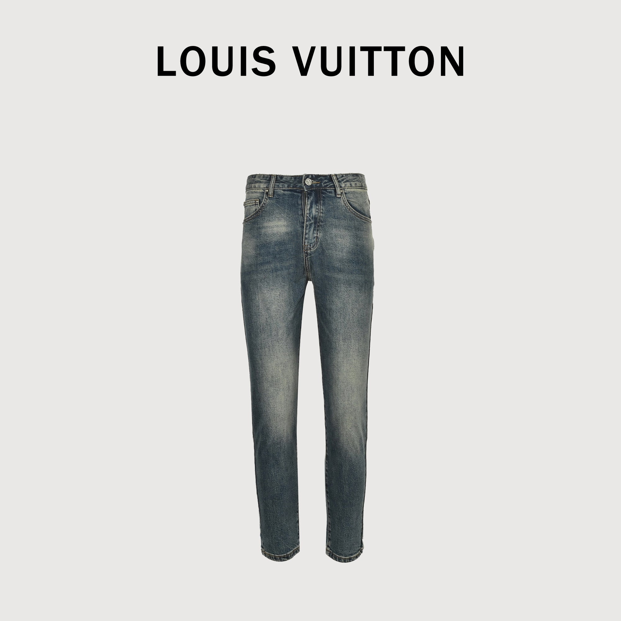 Louis Vuitton Graffiti Letter Pocket Heavy-Washed Denim Jeans – Unisex  XM5201225