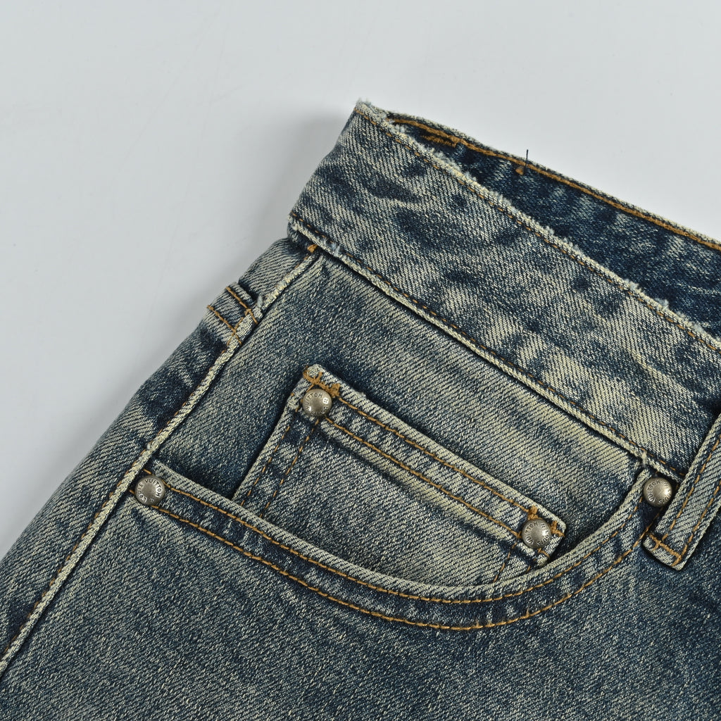 Louis Vuitton Graffiti Letter Pocket Heavy-Washed Denim Jeans – Unisex  XM5201225