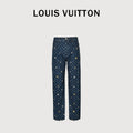 Louis Vuitton All-Over Daisy Embroidered Monogram Denim Jeans – Unisex  TS6600829