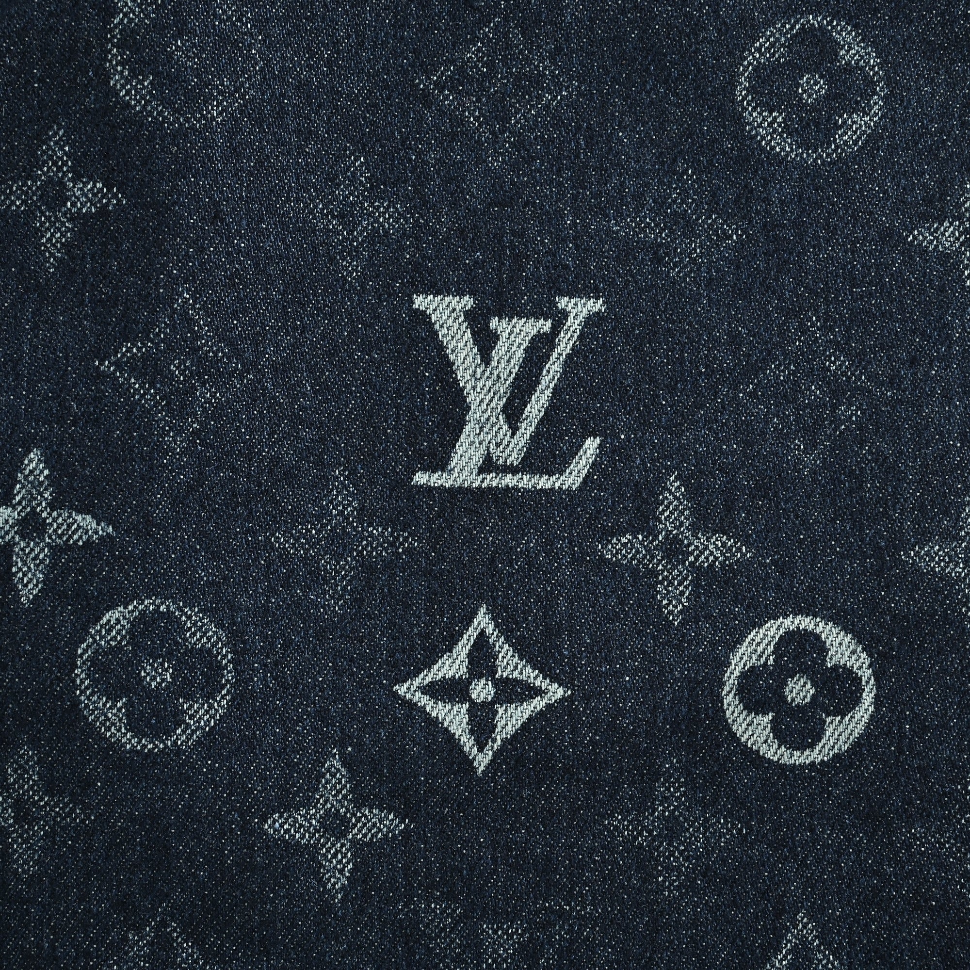 Louis Vuitton Monogram Faded Plaid Jacquard Pocket Denim Jacket – Unisex R5600819