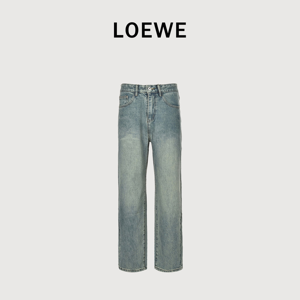 Loewe Classic Minimalist Heavy-Washed Jeans – Unisex XM5201125
